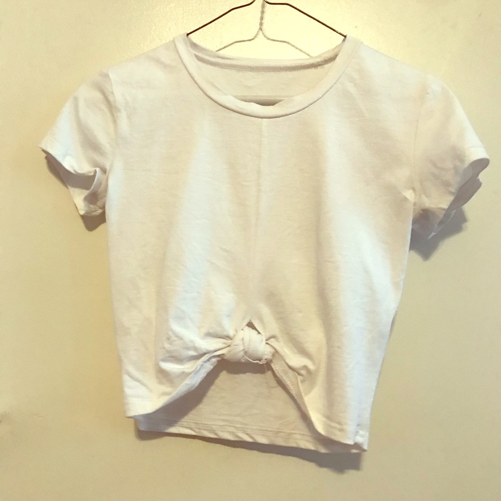 White Crop Top